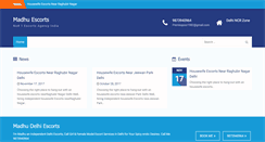 Desktop Screenshot of madhuescorts.com